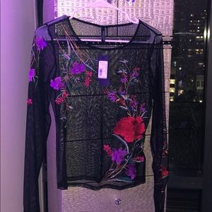 Marciano Jana Emb.Mesh Top SMALL